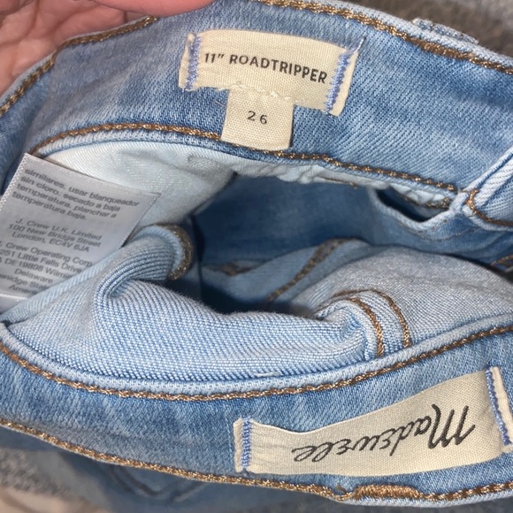 🔥 FINAL PRICE ✨ MADEWELL ✨ 11” Roadtripper Light Wash Jeans LIKE NEW! Size 26 - Picture 6 of 8